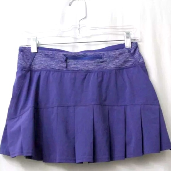 Lululemon RARE 🔥 Run Speed Skirt Royalty Purple size 4 - Picture 4 of 8